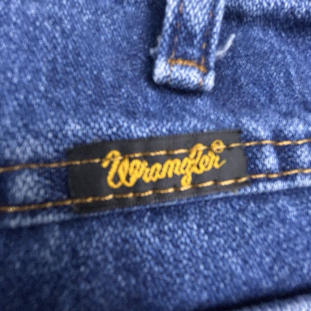 Vintage Wrangler Jeans Mens 32x32 Blue Medium Wash Cowboy Cut Western 13MWZ - Picture 9 of 13